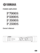Yamaha P3500S Manuale del proprietario