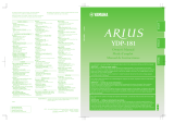 Yamaha ARIUS YDP-181 Manuale del proprietario