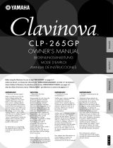 Yamaha Clavinova CLP-265GP Manuale del proprietario