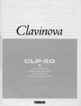 Yamaha CLP-50 Manuale del proprietario