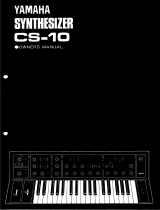 Yamaha CS-10 Manuale utente