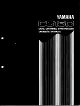 Yamaha CS15D Manuale utente