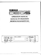 Yamaha DEQ5 Manuale del proprietario