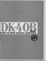 Yamaha Electone DK-40B Series Manuale utente
