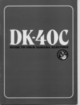 Yamaha DK-40C Manuale del proprietario