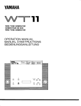 Yamaha WT11 Manuale del proprietario