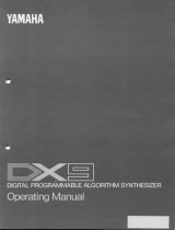 Yamaha DX9 Manuale del proprietario
