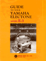 Yamaha E-30 Manuale del proprietario