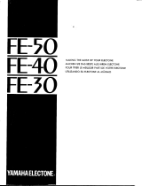Yamaha FE-50 Manuale del proprietario