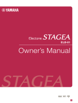 Yamaha Electone Stagea 01C Manuale del proprietario