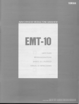Yamaha EMT-1 Manuale utente