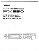 Yamaha FX550 Manuale utente
