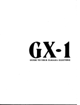 Yamaha GX-1 Manuale del proprietario