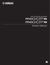 Yamaha MOXF Manuale utente