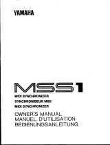 Yamaha MSS1 Manuale del proprietario