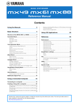 Yamaha MX61 Manuale utente