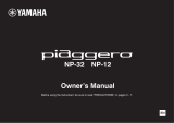 Yamaha Piaggero NP-12 Manuale del proprietario