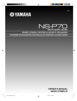 Yamaha NS-P70 Manuale del proprietario