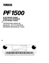 Yamaha PF-1500 Manuale del proprietario