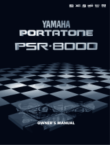 Yamaha PSR-8000 Manuale utente