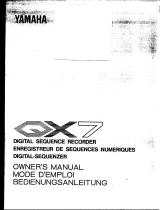 Yamaha QX7 Manuale del proprietario