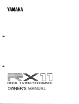 Yamaha RX11 Manuale del proprietario