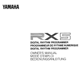 Yamaha RX5 Manuale del proprietario