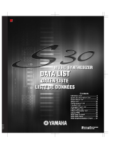 Yamaha S30 Scheda dati
