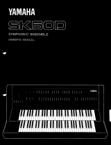 Yamaha SK50D Manuale del proprietario