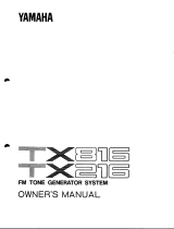 Yamaha TX816 Manuale del proprietario