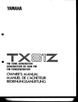 Yamaha TX-81Z Manuale del proprietario