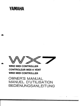 Yamaha WX7 Manuale del proprietario