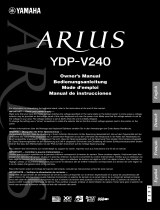 Yamaha ARIUS YDP-V240 Manuale del proprietario