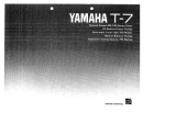Yamaha T-7 Manuale del proprietario