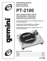 Gemini PT 2100 Manuale utente