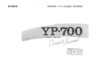 Yamaha YP-700 Manuale del proprietario