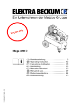 Elektra Beckum Air Compressor Mega 350 D Manuale utente