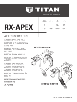 Titan RX-Apex Airless Spray Gun Istruzioni per l'uso