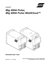 ESAB Mig 4004i Pulse Mig, 4004i Pulse WeldCloud™ Manuale utente