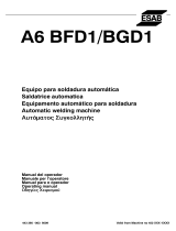 ESAB A6 BFD1 / BGD1 Manuale utente