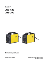 ESAB Arc 180, Arc 200 - Buddy™ Arc 180, Buddy™ Arc 200 Manuale utente