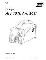 ESAB Caddy® Arc 151i, Arc 201i Manuale utente