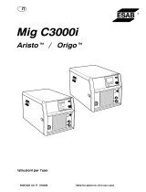 ESAB Mig C3000i - Origo™ Mig C3000i, Aristo® Mig C3000i Manuale utente