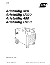 ESAB Aristo®Mig 320, Aristo®Mig 450 Aristo®Mig U320, Aristo®Mig U450 Manuale utente