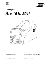 ESAB Caddy® Arc 151i, Caddy® Arc 201i Manuale utente