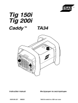 ESAB Caddy® Tig 150i, Caddy® Tig 200i - Caddy®Tig 150, Caddy®Tig 200 Manuale utente