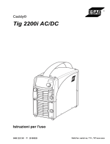 ESAB Caddy Tig 2200i AC/DC Manuale utente
