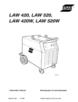 ESAB LAW 420 Manuale utente