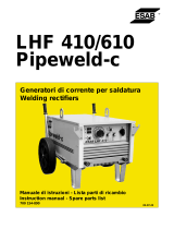 ESAB LHF 410 PC, LHF 610 PC - Pipeweld-c Manuale utente