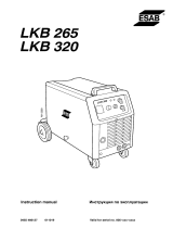ESAB LKB 265, LKB 320, LKB 265 4WD, LKB 320 4WD Manuale utente